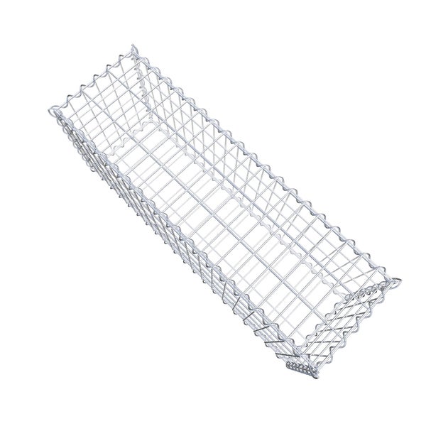 Gabione 100 cm x 40 cm x 30 cm (L x H x T), Maschenweite 5 cm x 10 cm, Spirale