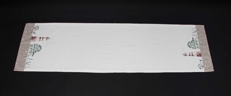 FRANK FLECHTWAREN | Tischläufer Coastal Town, 40 x140 cm,