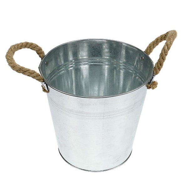Metalleimer mit Seilgriffen