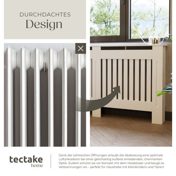 Heizkörperverkleidung zum Schutz vor Verbrennungen