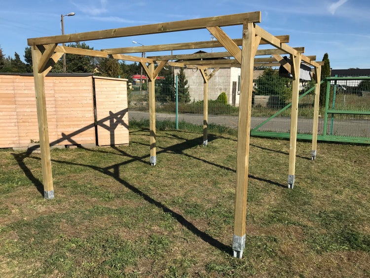 Carport Garagendach 3x5,10 m - 15,30 m2