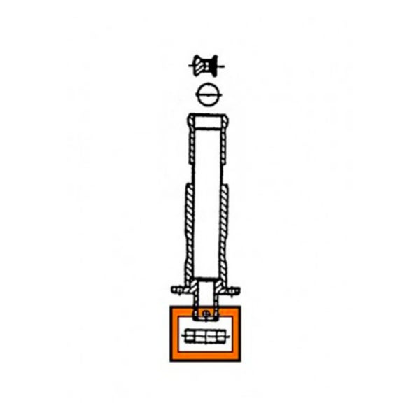 Dichtung am Stößel für Keg - Verschluss (Kombi-Fitting) (Micro Matic und Hiwi)