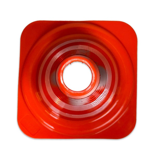 Leitkegel Pylone PVC 50 cm in hochwertiger Vollreflex Ausführung (Avery RA2/C Reflexfolie rot/weiß)