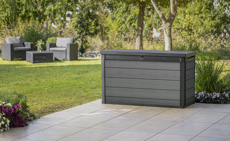 Keter Cortina Aufbewahrungsbox - 757L - 151,7x72,5x90 cm - Grau