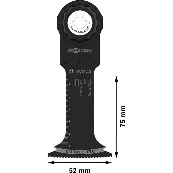 Bosch PRO MAII 52 APB Blatt für Multifunktionswerkzeuge 52 x 75 mm - 2608669136
