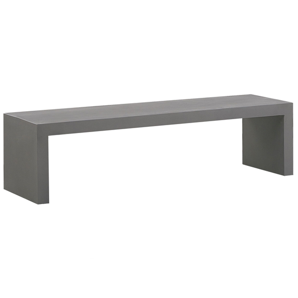 Gartenbank TARANTO 150 cm Beton Grau