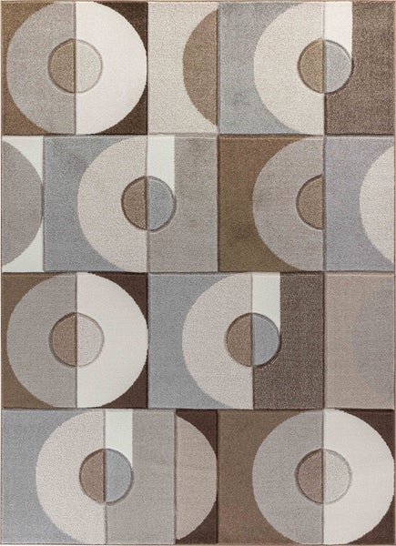 Moderner Skandinavischer Teppich Braun/Beige 120x170 cm WENDY