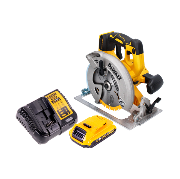 DeWalt Akku-Handkreissäge Set mit Akku 18 Volt und Ladegerät