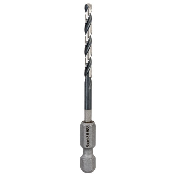 Bosch 1x HSS Spiralbohrer Impact Control mit Sechskantschaft 3,5 x 39 x 79 mm - 2608577051
