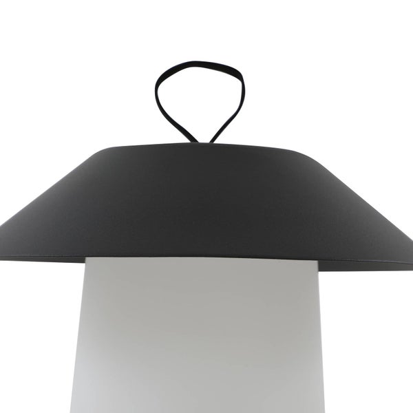 Lindby LED Akkutischlampe, dimmbare Akku Tischlampe kabellos mit Touchdimmer aufladbare tragbare Tischleuchte Outdoor Garten IP44