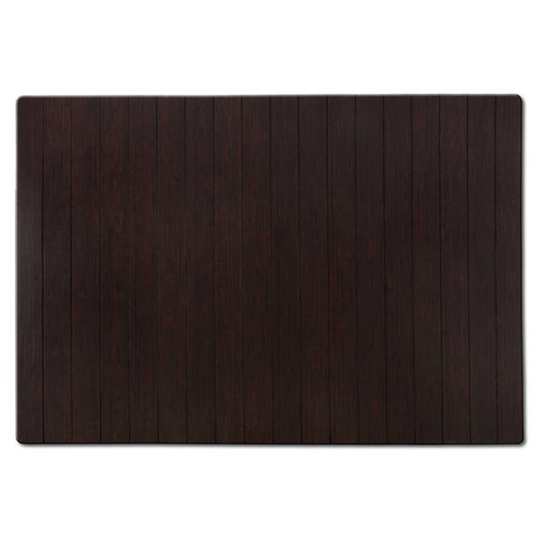 Dunkle Holz Tischplatte mit vertikalen Paneelen