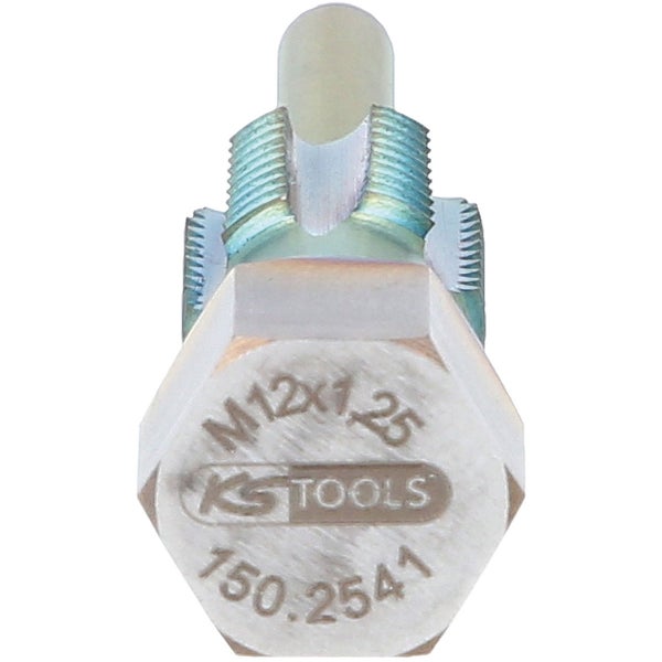 KS TOOLS Gewindeschneider mit Führungsbolzen für Temperatursensoren M12 x 1,25 - 150.2541