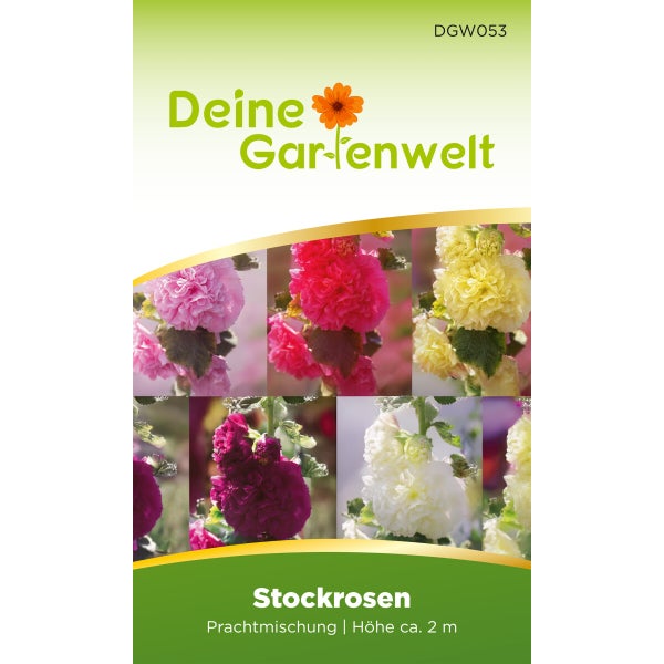 Stockrosen Prachtmischung Samen von Deine Gartenwelt