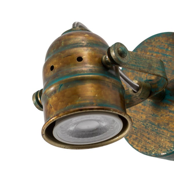 Vintage Wandspot mit LED-Leuchtmittel