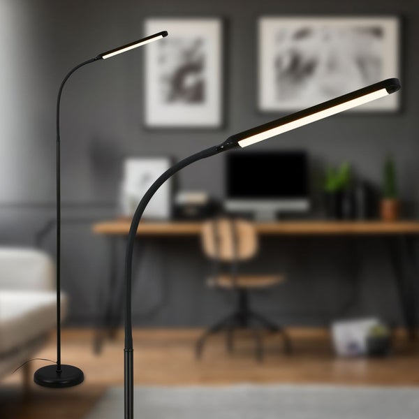 LED Stehlampe LED Stehleuchte Standleuchte Dimmbar Touch Warmweiß Schwenkbar