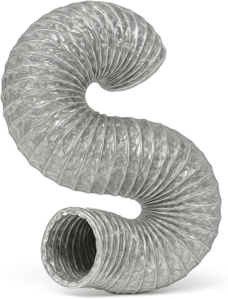 Flexibles Aluminiumrohr für Lüftungssysteme und Dunstabzugshauben.