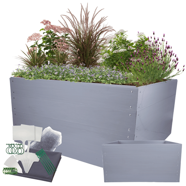 Hochbeete Growline Plast HxBxT 81x110x45 cm 4 Ebenen Kunststoff Grau