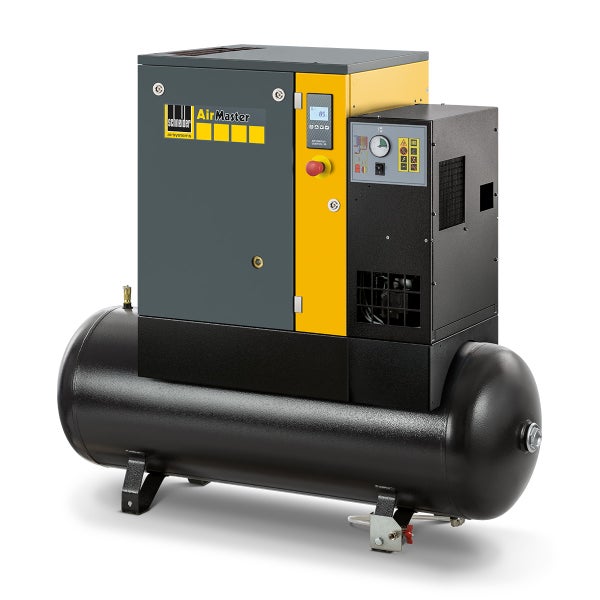 Schneider AirMaster Schraubenkompressor mit Druckluftbehälter
