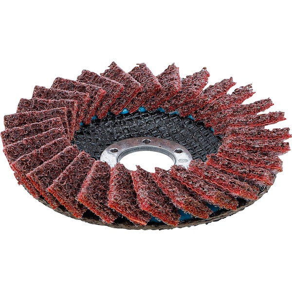 BGS Fächer-Schleif-Scheibe Vlies Ø 115 mm Körnung 120 - 74473