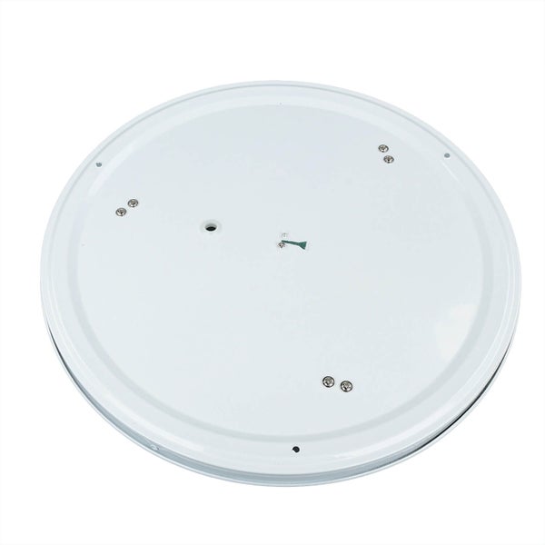 Runde Deckenleuchte aus Metall mit Befestigungselementen