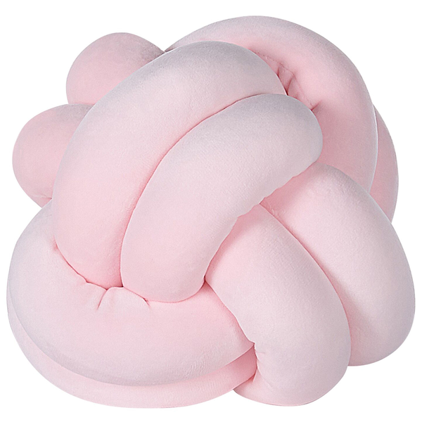Dekokissen MALNI Samtstoff 20 x 20 cm Rosa Ohne Muster