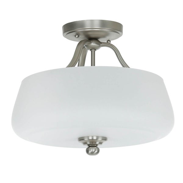 Deckenleuchte mit Lampenschirm aus Glas