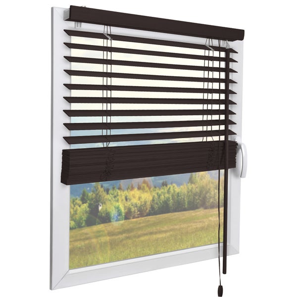 Sol Royal SolDecor JH3 Holzjalousie B60xH130 cm Dunkelbraun