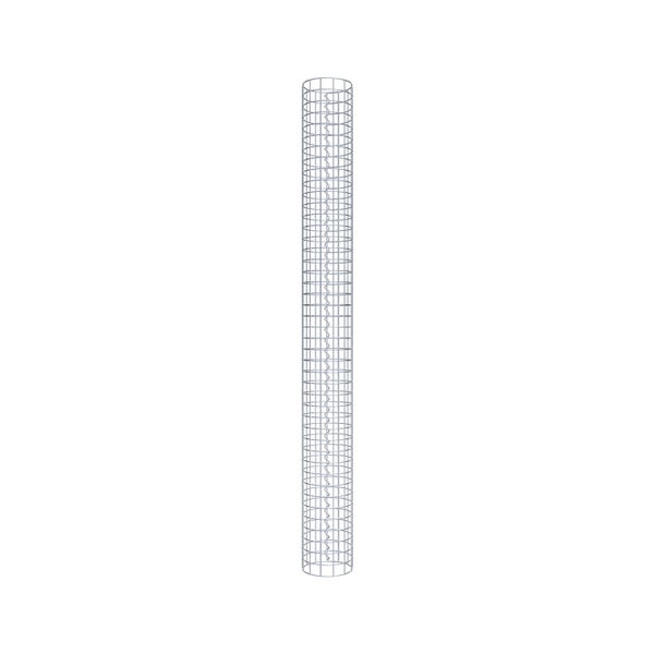 Gabionensäule Durchmesser 22 cm MW 5 x 5 cm rund - Höhe: 220 cm