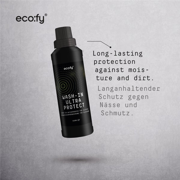 eco:fy Wash-In Ultra Protect • Einwaschimprägnierung für Outdoor- und Funktionskleidung