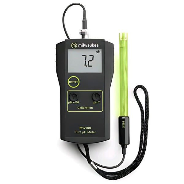 Milwaukee MW100 Pro pH-Messgerät – Professionelles, langlebiges Testgerät für Pflanzenzucht & Hydrosysteme