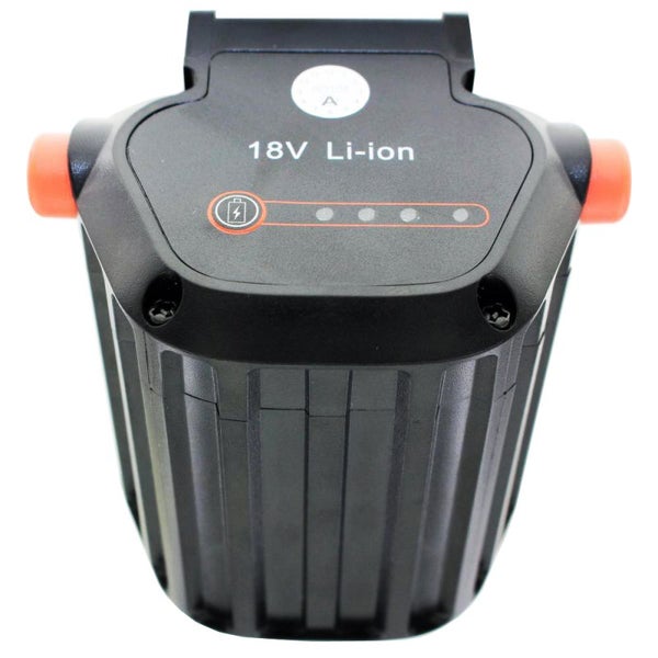 18 Volt Lithium-Ionen Akku mit Ladestandsanzeige