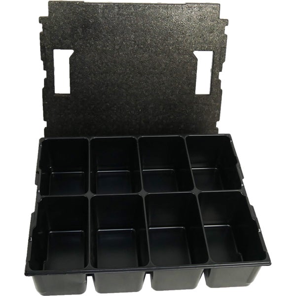 Knipex Elektrikerschere 95 05 10 mit rot-blauen Mehrkomponenten-Griffen und Klingen aus rostfreiem Stahl.