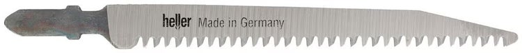 Heller Stichsägeblatt für Holz, Metall oder Kunststoff aus robustem Stahl für präzise Schnitte.
