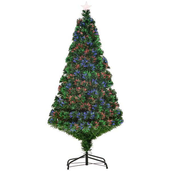 HOMCOM Weihnachtsbaum, Ø75 x H150 cm, PVC, Grün