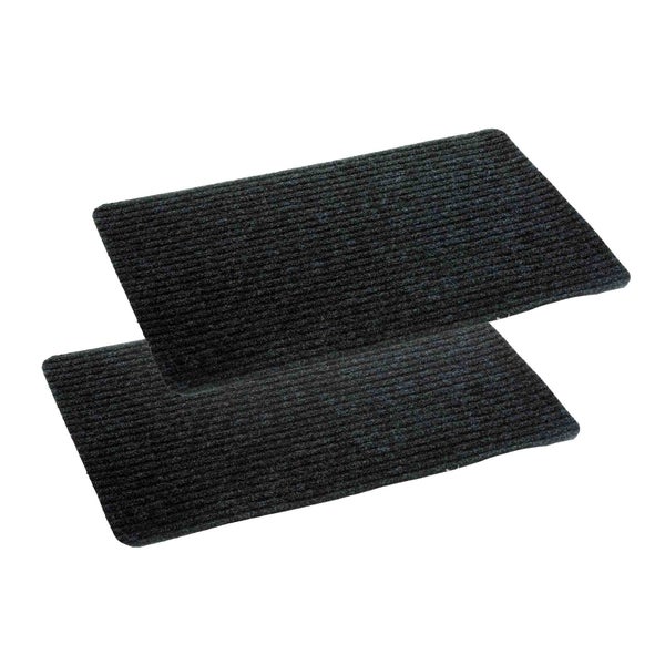 Zwei Fußmatten aus Textil