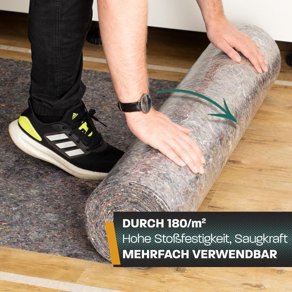 Hinrichs Malervlies 50m 180g/m² - Abdeckvlies Anti-Rutsch
