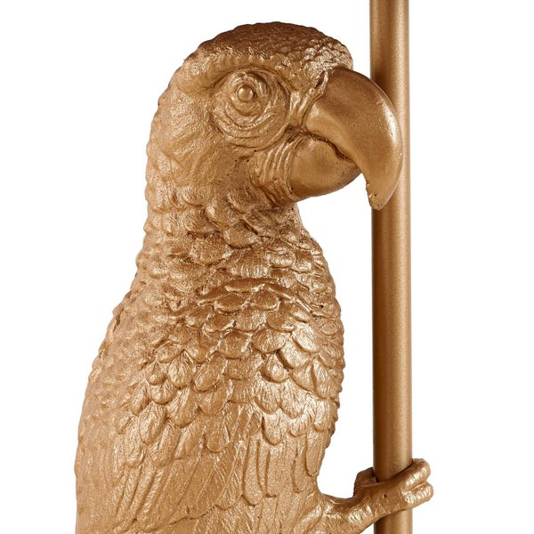 Dekorative Papageienfigur aus Kunstharz