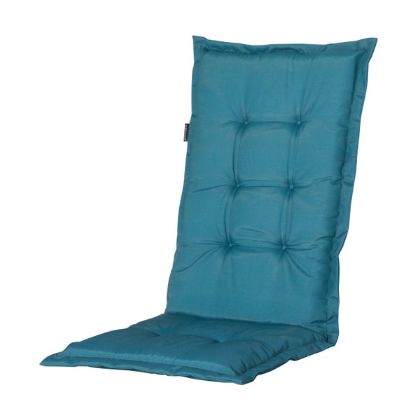 Gartenstuhlauflage Panama seeblau - Ca. 105x50 cm - 4er-Set