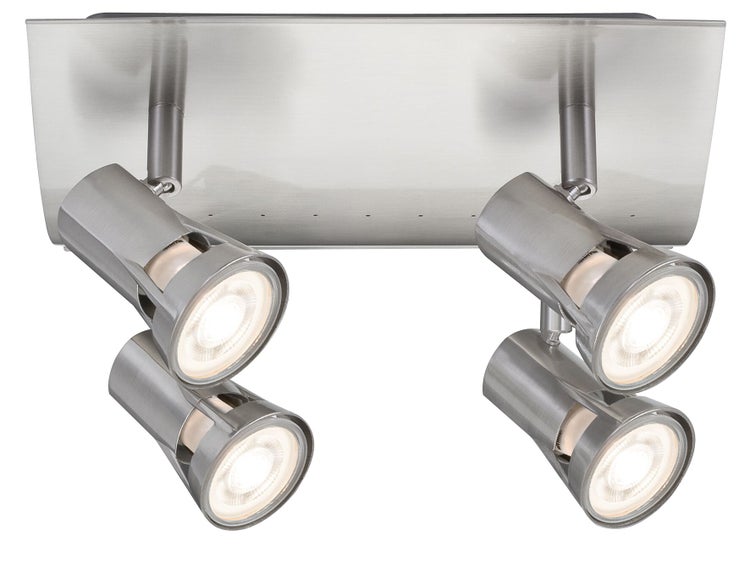 Spotlight Teja GU10 230V max. 4x10W dimmbar Nickel satiniert