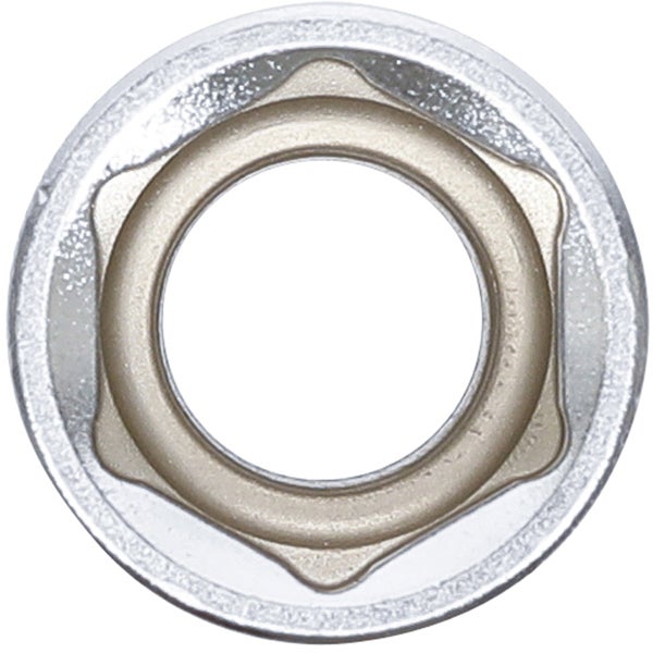 BGS Steckschlüssel-Einsatz Sechskant Antrieb Innenvierkant 12,5 mm (1/2) SW 17 mm - 2917