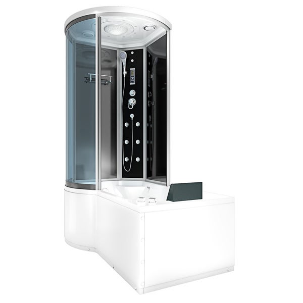Whirlpool Wanne Duschkabine sw K55-R31-WP-EC 100x1