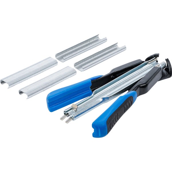 Heftzange mit Drahtklammern