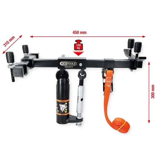 KS TOOLS Universal-Getriebehalter-Satz 11tlg. - 160.0910