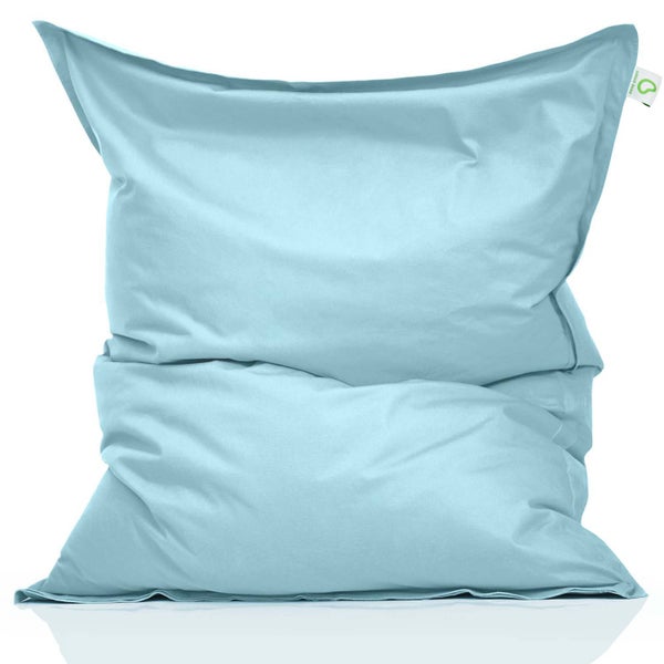 Green Bean Indoor Sitzsack XXL 140x180cm 380 Liter Kinder & Erwachsene Bean Bag EPS Perlen Füllung Riesensitzsack Groß Liegekissen Sitzkissen - Aquamarin