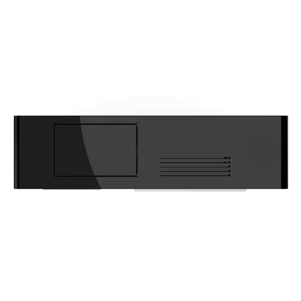 Luft- Pelletofen Slim Astral 12,2 kW Schwarz Sannover + Kaminbau-Anschluss-Set