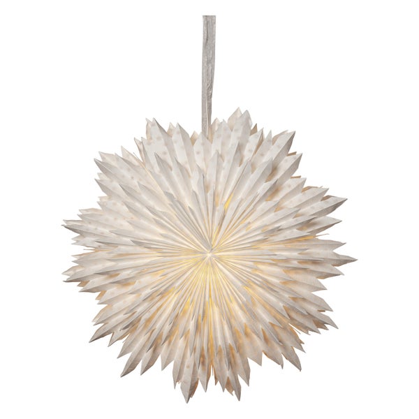 Papierstern zur Dekoration mit Aufhängung