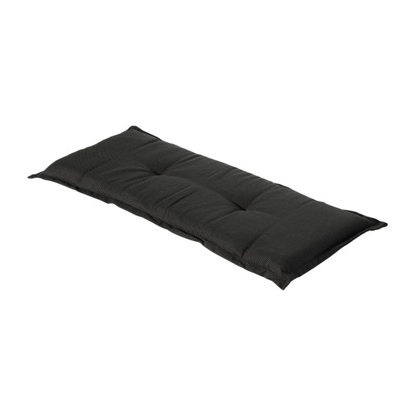 Bankauflage Rib schwarz - Ca. 120x48 cm