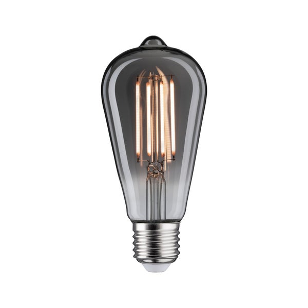 1879 Filament 230V LED Kolben Rustika E27 Dim 385lm 7,5W 2200K dimmbar Rauchglas