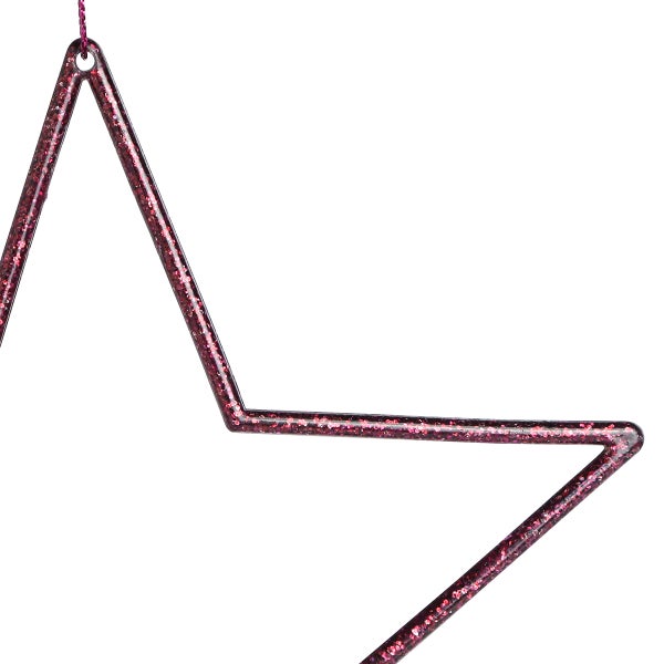 Funkelnder Stern zum Aufhängen