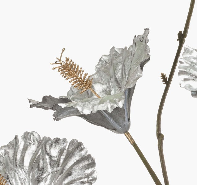 Kunstpflanze Ficus Benjamina mit Naturstamm und Blättern im Topf